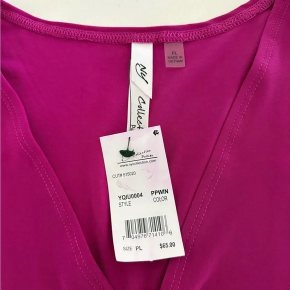 NY Collection Petite Sleeveless Belted Jumpsuit NWT - Picture 6 of 10